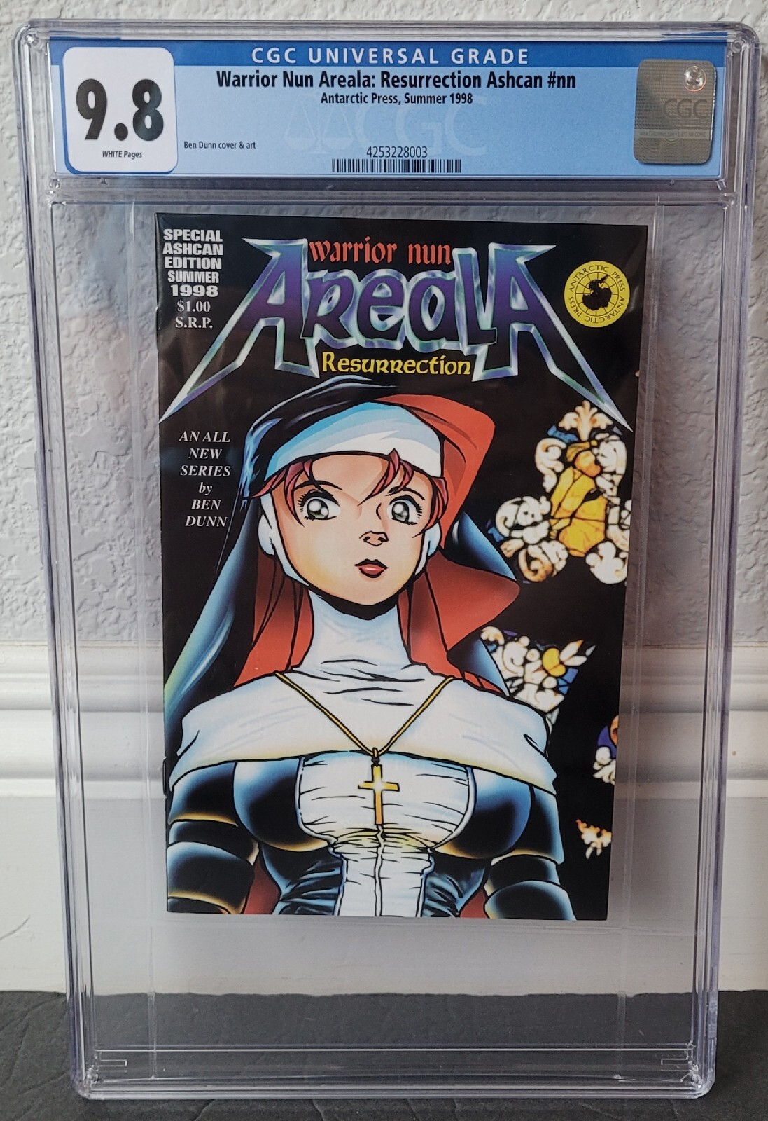 WARRIOR NUN AREALA: RESURRECTION #NN (1998) ~ CGC 9.8 ~ WP ~ SPECIAL ASHCAN
