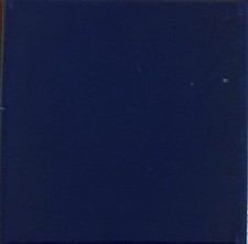 S 005 MEXICAN 4X4 TILES CERAMIC HAND MADE SPANISH STYLE WASHED COBALT BLUE