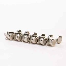 True-Lok Mini Modern Style Locking Tuners - 6-In-Line, Nickel