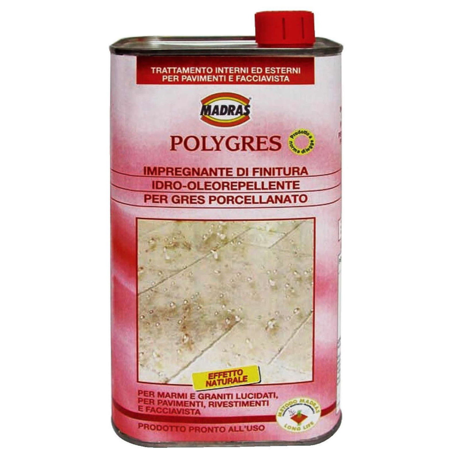 POLYGRES LT.1 MADRAS IMPREGNANTE IDRO-OLEOREPELLENTE PER GRES PORCELLANATO