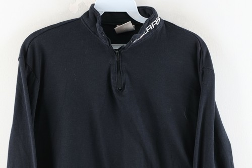 Vintage 90s Polaris Mens Small Faded Spell Out Snowmobile Pullover Sweater Shirt - Picture 2 of 9