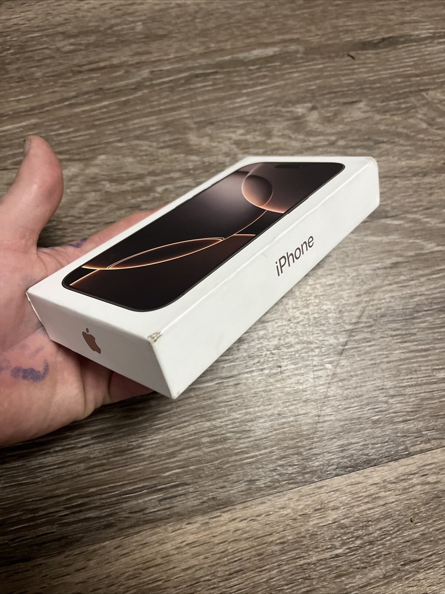 Apple iPhone 16 Pro Max Desert Titanium 128GB Empty Box Only | eBay