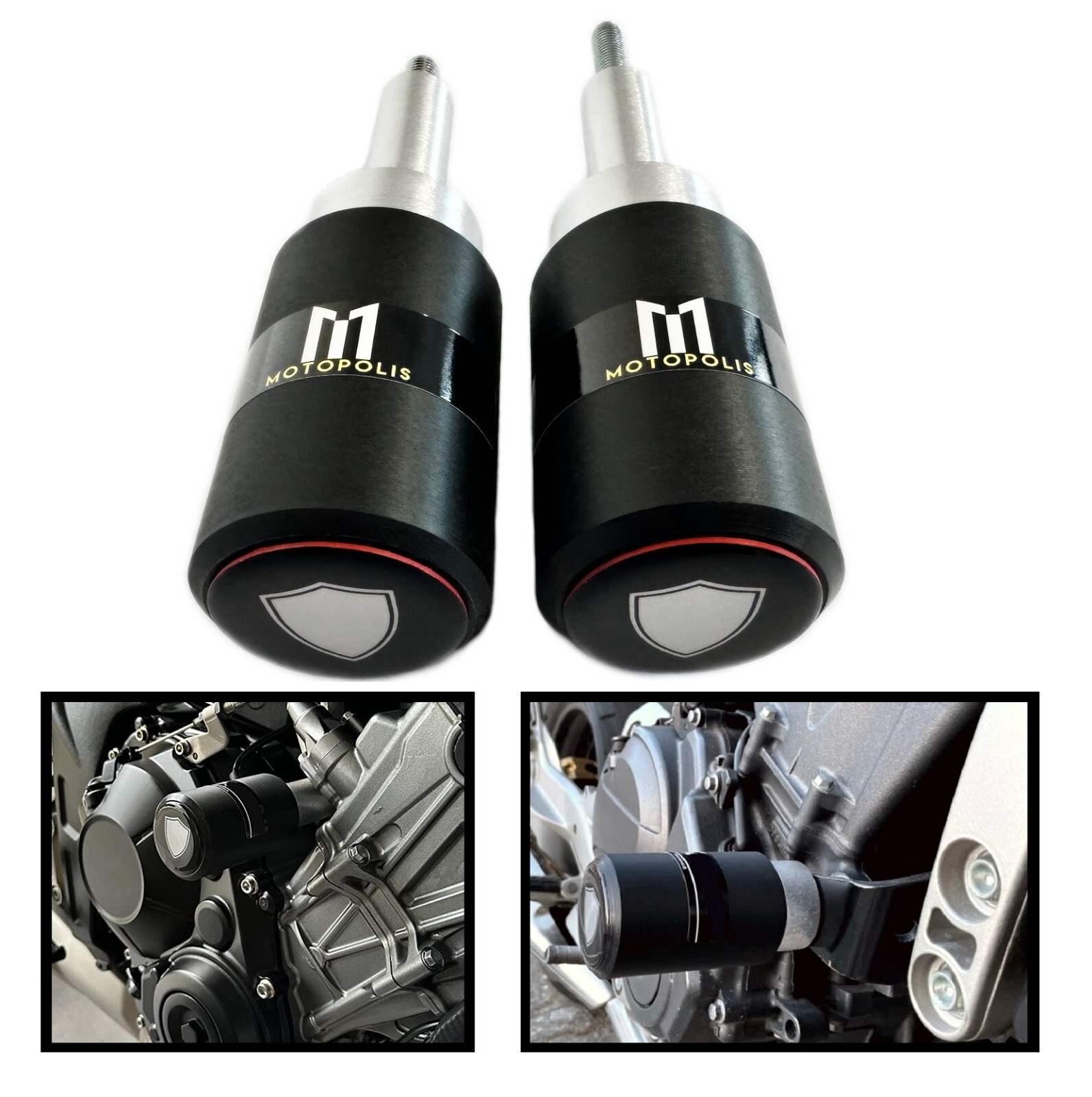 SUZUKI SFV650 SFV 650 GLADIUS 2009-... - CRASH PADS PROTECTORS BOBBINS SLIDERS