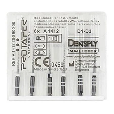 Dentsply ProTaper Universal Rotary Retreatment Files D1,D2,D3,D1-D3 Pack Of 6