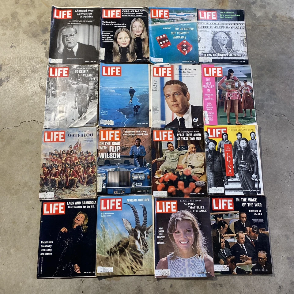 LIFE MAGAZINES Vintage Retro - HUGE LOT OF 96 VINTAGE 1960s 70s Collection Foto 4 de 4