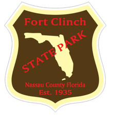 7" fort clinch florida state park bumper sticker decal usa made