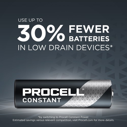 BATERÍAS ALCALINAS PROFESIONALES DURACELL PROCELL 9 VOLTIOS 9V (PAQUETE DE 12) - Imagen 6 de 9