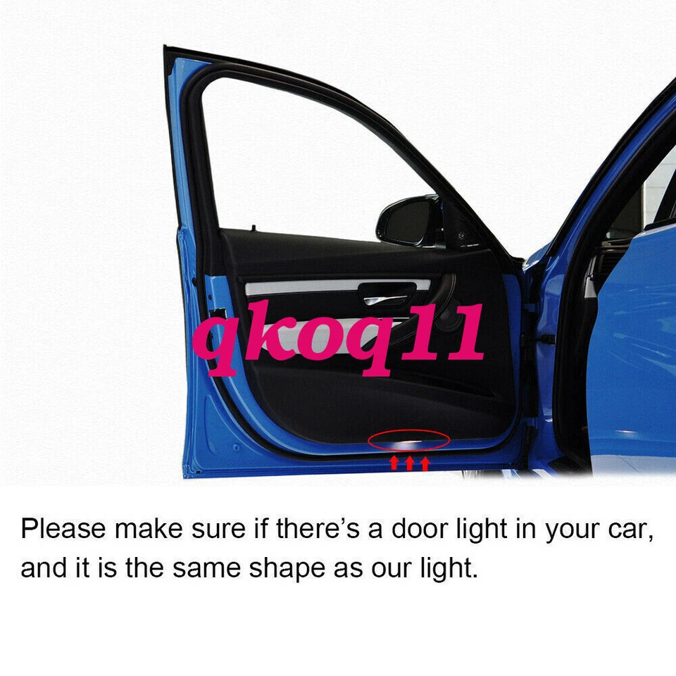 Luz proyectora láser de cortesía LED para puerta de automóvil 2 piezas especificaciones A para Acura RDX 2019-2023 Foto 2 de 4