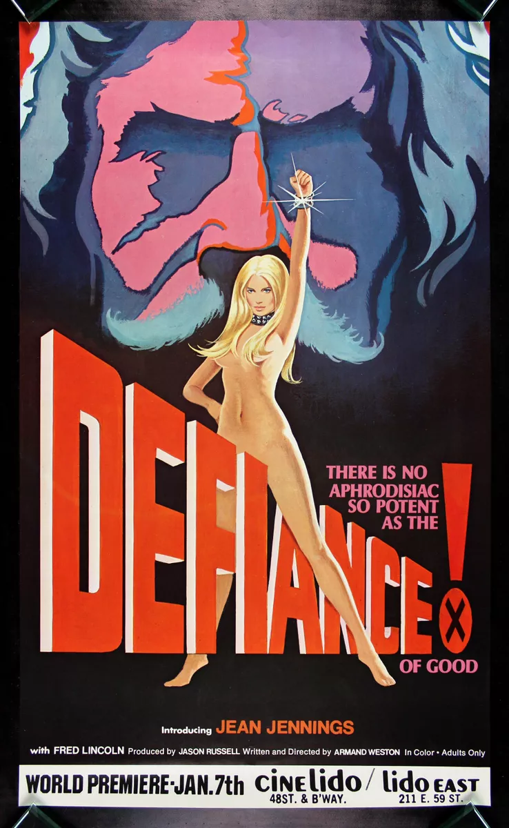DEFIANCE OF GOOD * CineMasterpieces ORIGINAL MOVIE POSTER 1975 X RATED  ADULT | eBay