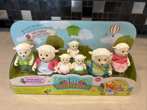 Li’l Woodzeez 7 Familienmitglieder Curlycuddles Sheep’s/moutons Alter 3+