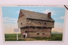 Bemis Heights NY Saratoga Battlefield Period Block House Postcard C T American — photo 1