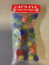 Vintage Lot of 25 Cat Eye Marbles Lot 399