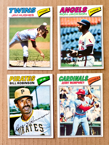 1977 Topps lot of 12: Steve Carlton, Bobby Murcer, Cesar Cedeno, EXMT/NRMT - Picture 8 of 9