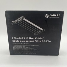 - PCIE 5.0 Riser Cable Premium PCI-E 16X 5.0 Double Bandwidth Extender Riser