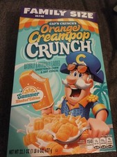 Cap’n Crunch’s Orange Creampop Crunch cereal - Summer Limited Edition NEW