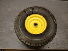 John Deere 160 Mower Front Wheel Rim Carlisle Tire 15 x 6.00 x 6 Turf Saver 