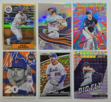 PETE ALONSO TOPPS CHROME REFRACTOR BLACK GOLD SILVER PRIZM🌈INSERT PARALLEL LOT
