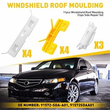 For 2003-2017 Honda Accord Windshield Roof Moulding Clips Repair Set 11pcs Eou For 2003-2017 Honda Accord Windshield Roof Moulding Clips Repair Set 11pcs Eou