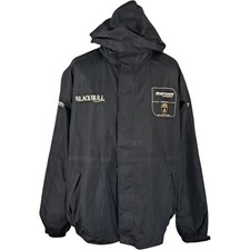 Lamborghini Regatta Coat XXXL Men's Black Polyester Vintage Barwell Motorsports