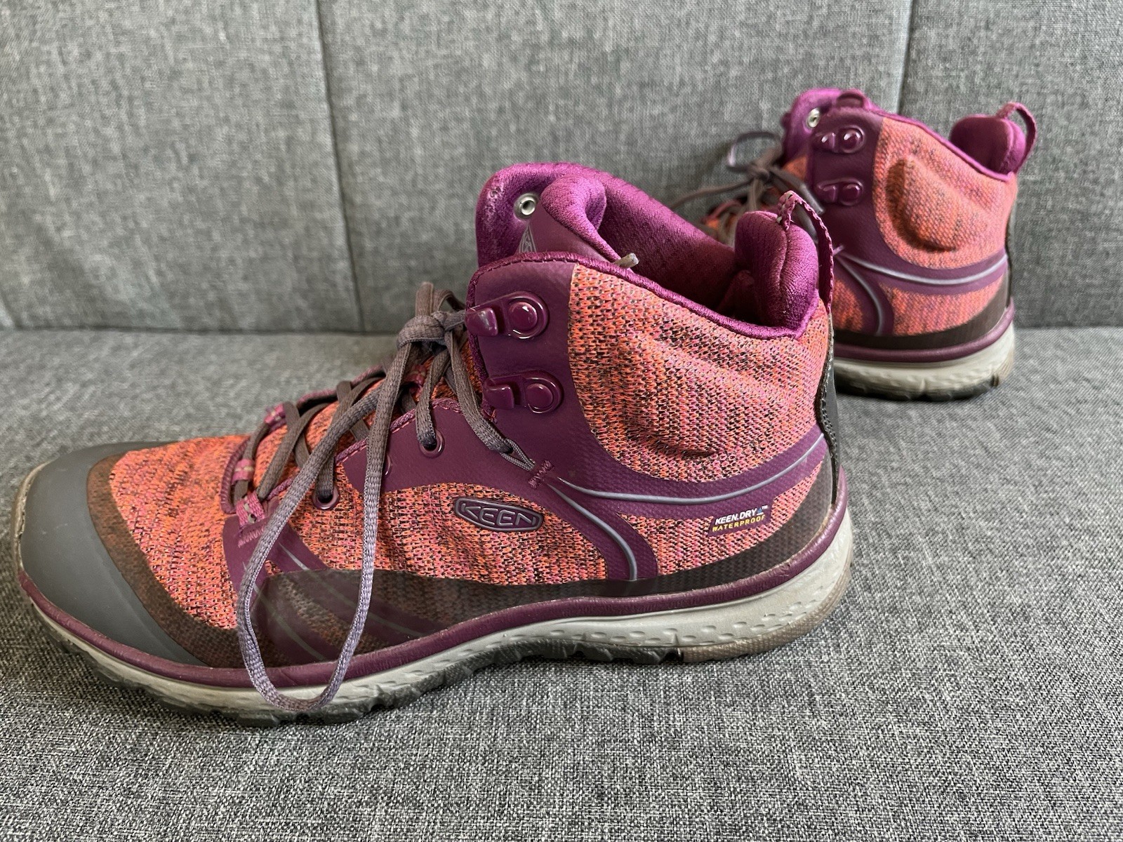 Stivali da trekking KEEN Terradora II impermeabili medi viola salvia donna taglia 7