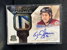 2010-11 UD The Cup Signature Patches Kevin Shattenkirk Patch Auto /75