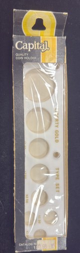 Unopened Capital Plastics Liberty Gold Type Set (A0086)