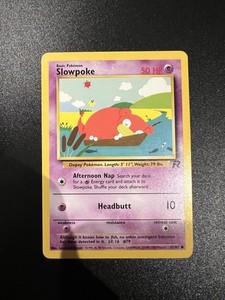 Slowpoke 67/82 Team Rocket Unlimited 2000 Pokemon Card Common NM