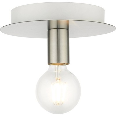 Livex Lighting 45871-91 Hillview Flush Mount Brushed Nickel