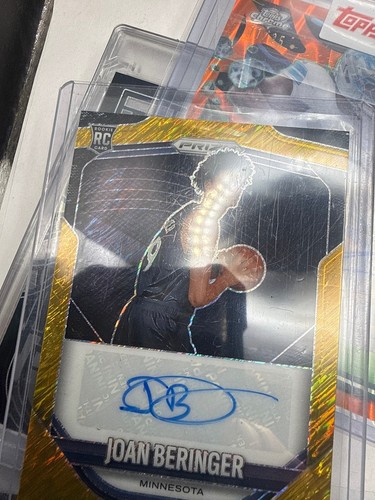 Joan Beringer Prizm Gold Shimmer Auto 01/10 RC Rookie