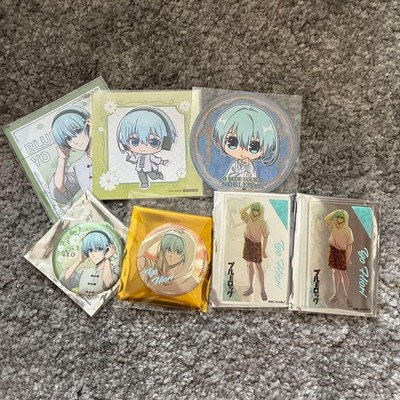 Blue Lock Yo Hiori Acrylic Card Badge Coaster Set Bundle