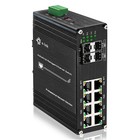 Industrial 30W PoE 8-Port Managed Gigabit Network Switch 802.3at Din Rail Mount