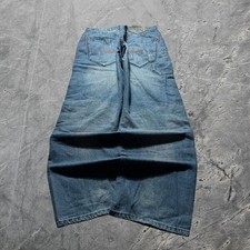 Baggy Carpenter Rocawear Wide Leg Jnco Style Skater Surf Y2k Vintage Jeans 38x32