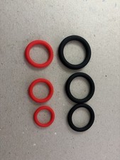 Mixed Rubber O-Ring Seal Set Red & Black Assorted Sizes