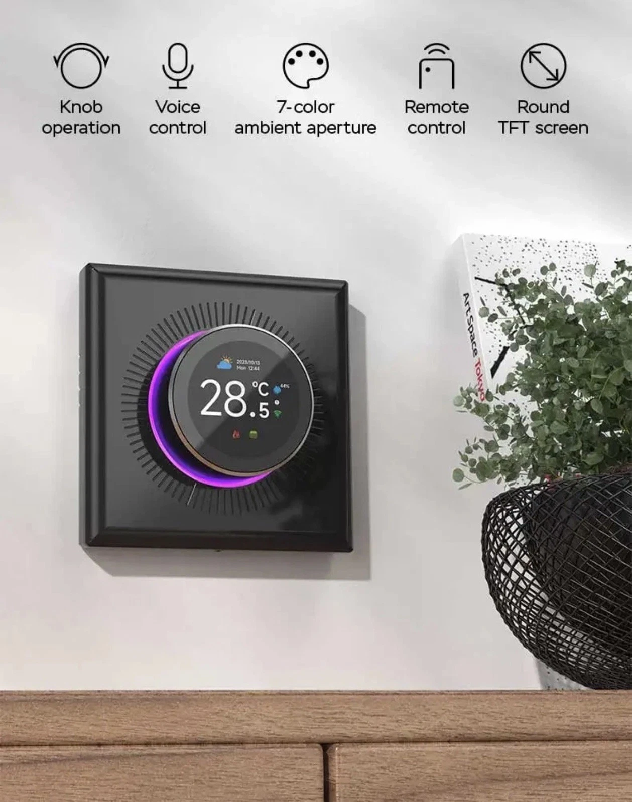Smart Knob WiFi Thermostat for Floor Heating, Water Gas Boiler, etc. Free Ship!