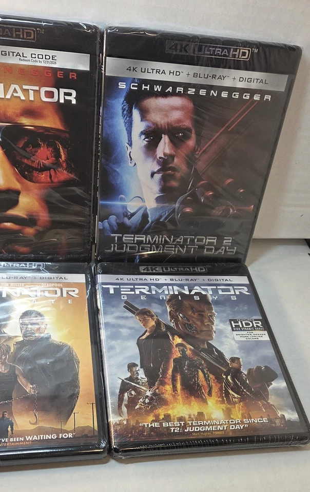 The Terminator 1984 / Terminator 2 / Genisys / Dark Fate (4K)-NEW-Box Shipping - Image 4 of 4