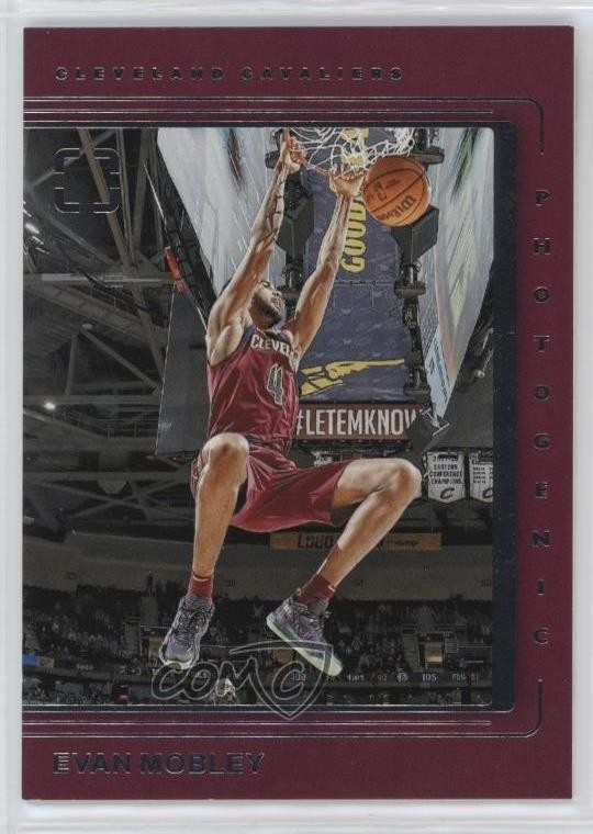 2021-22 Panini Photogenic Rookies in Motion Evan Mobley #3 1g0b