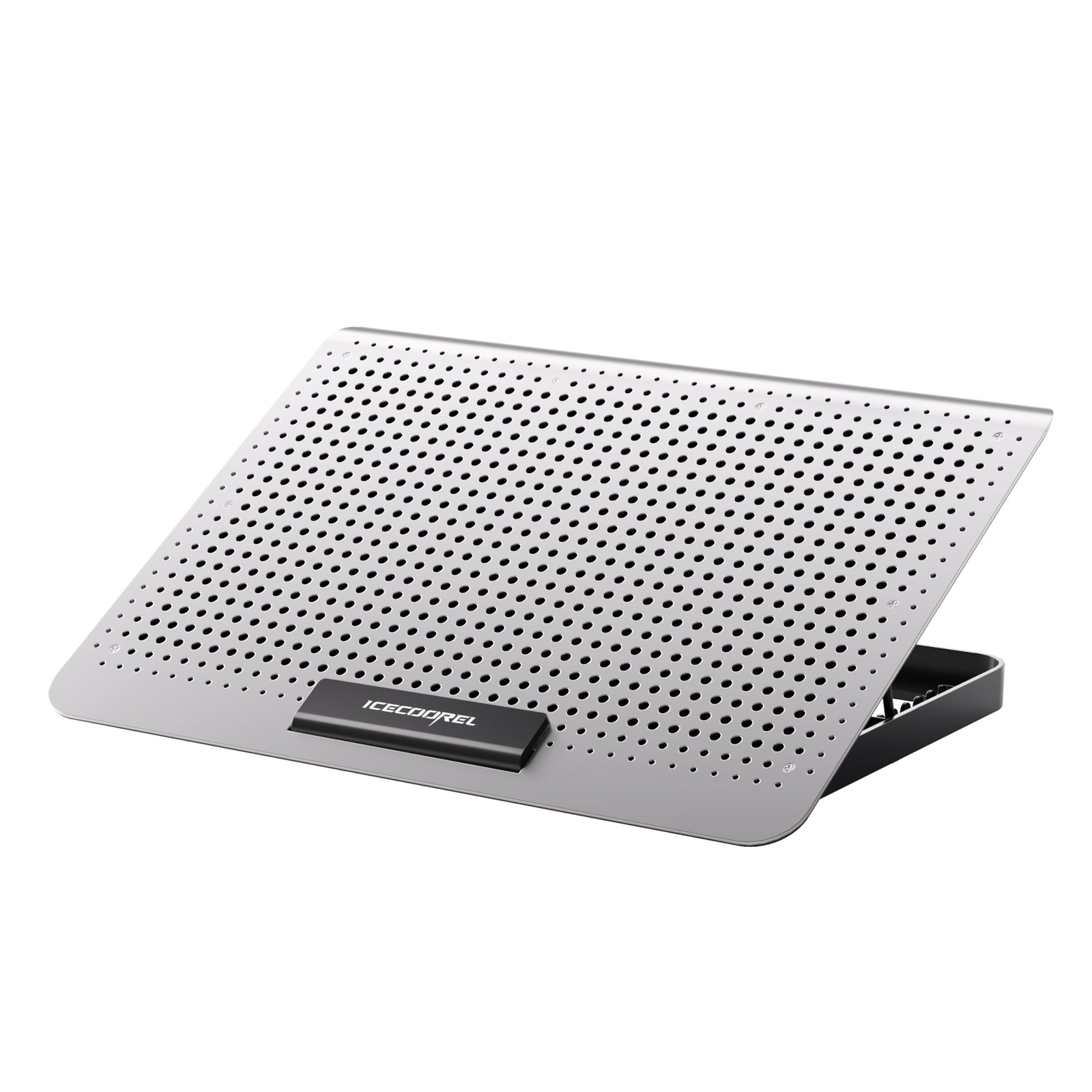ICE COOREL H2 Aluminum Laptop Stand 17 inch, Foldable Laptop Cooler Stand Aluminum Alloy Laptop Stand Bracket Cooling Pad