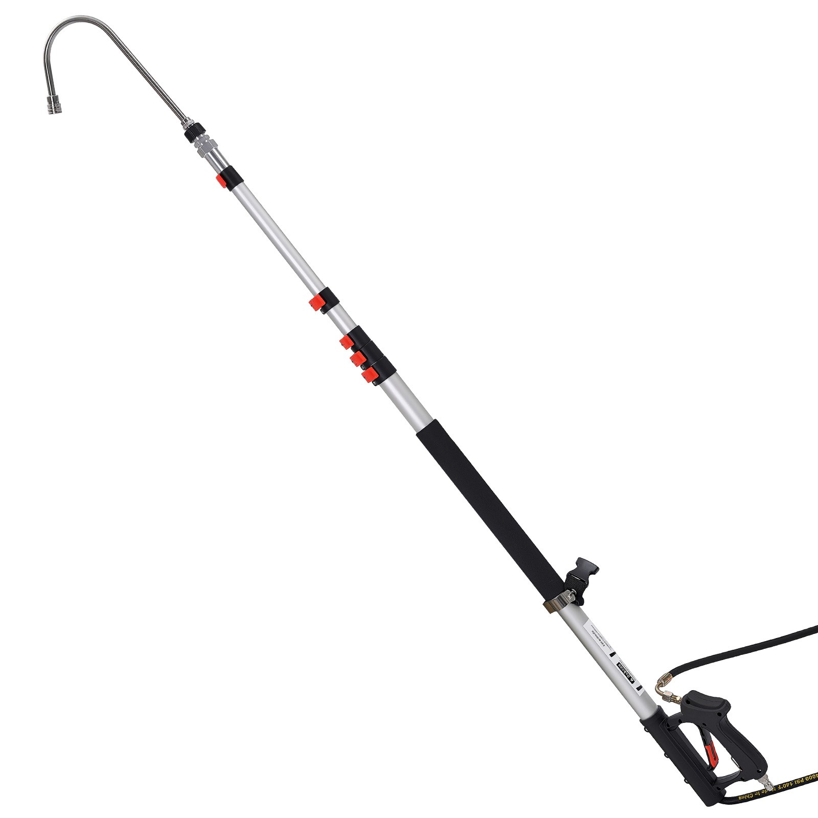 Uimoso 25FT Telescoping Pressure Washer Wand with 7 Nozzles and 4000 PSI Adapter