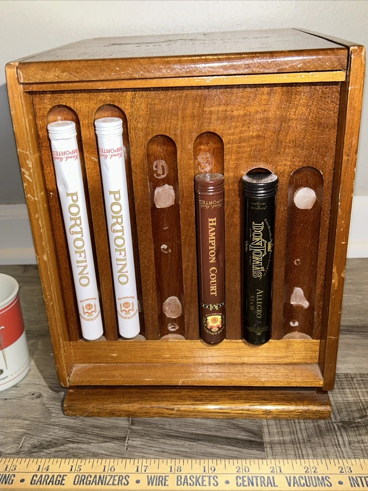 Vintage Don Thomas Cigar Box Dealer Display Case RARE - AS IS! 10x12” - Image 2 of 4