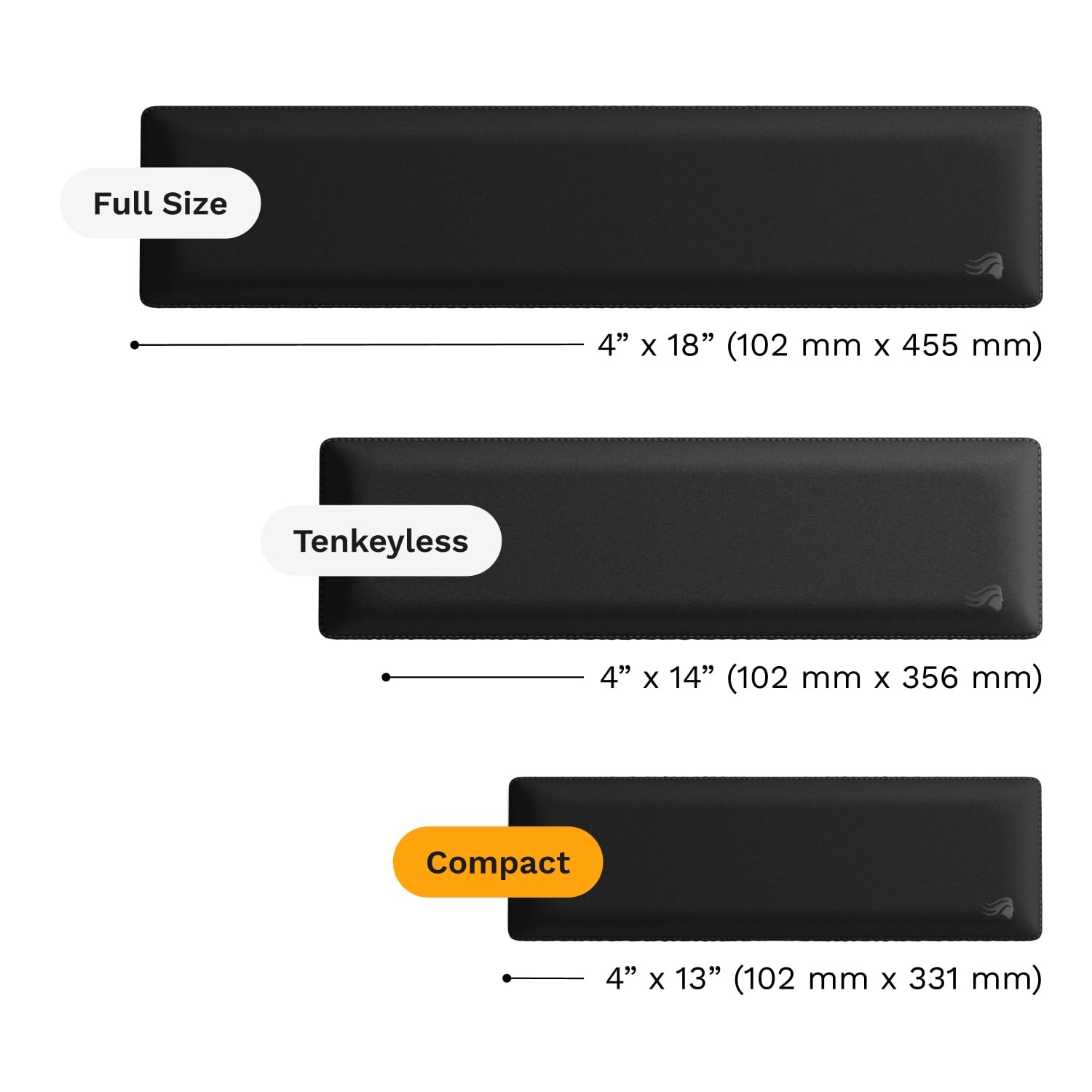 Repose-Poignet Gaming Ajusté pour Clavier Mécanique Compact de Bureau