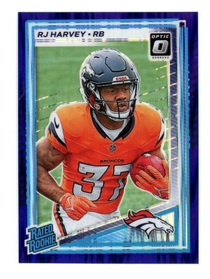 2025 Panini Donruss Optic Purple Shock RJ Harvey #208 Rookie RC | eBay