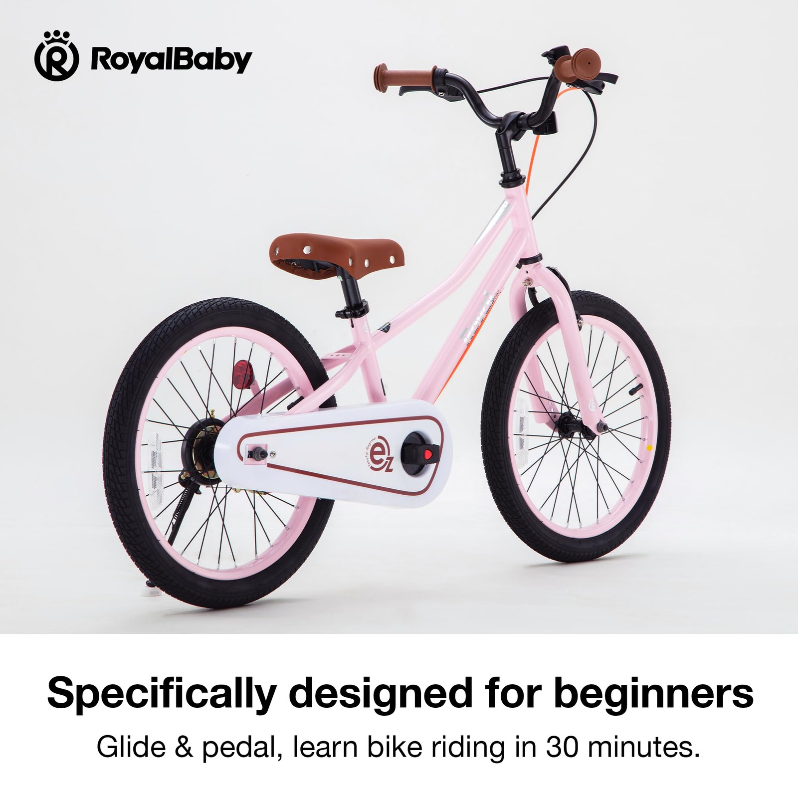 Terra EZ Kids Bike, 18 Inch Balance Pedal Convertable Bicycle, Easy Learn Bal... thumbnail 3