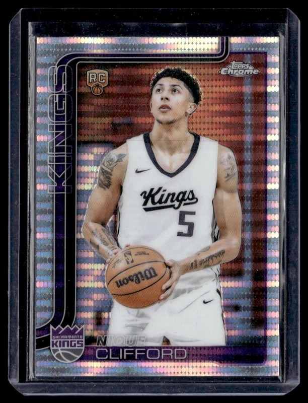 2025-26 Pulsar Refractor Nique Clifford Rookie Sacramento Kings #274