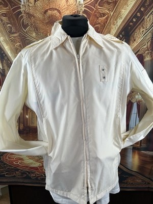 Versus Versace Zip Jacke Herren 54 / 40 Creme Made in Italy s