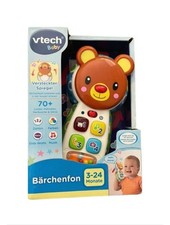 Vtech Baby Kinder Bärchenfon Braun neu ab 3 Monate Melodien, Zahlen, Farben