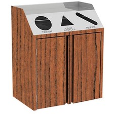Lakeside 4415 Waste & Recycle Station, 37-1/2"W X 23-1/4"D X 45-1/2"H