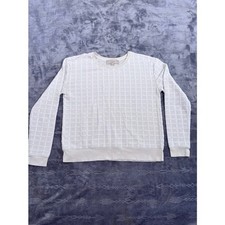 Classic Versatile: Women's Loft White Sweater - Small Everyday Essential