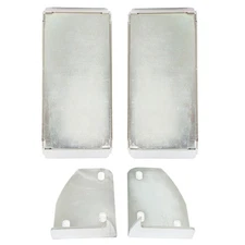 2PCS Front Steel Suspension Swap Bracket Kit Pair 03+ For Ford F100 Crown Vic