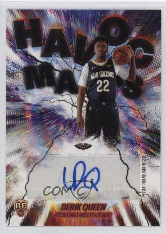 2025-26 Topps Havoc Marks Derik Queen #HM-DQ Auto 0w27
