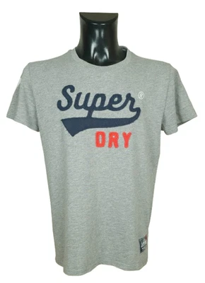SUPERDRY T SHIRT COTON TAILLE M - L (ÉTIQUETTE L) HOMME TRÈS BON ÉTAT - Photo 1/4